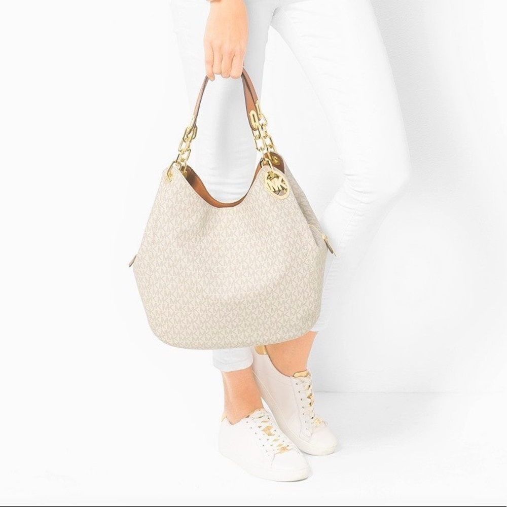 Signature Fulton Large Shoulder Bag